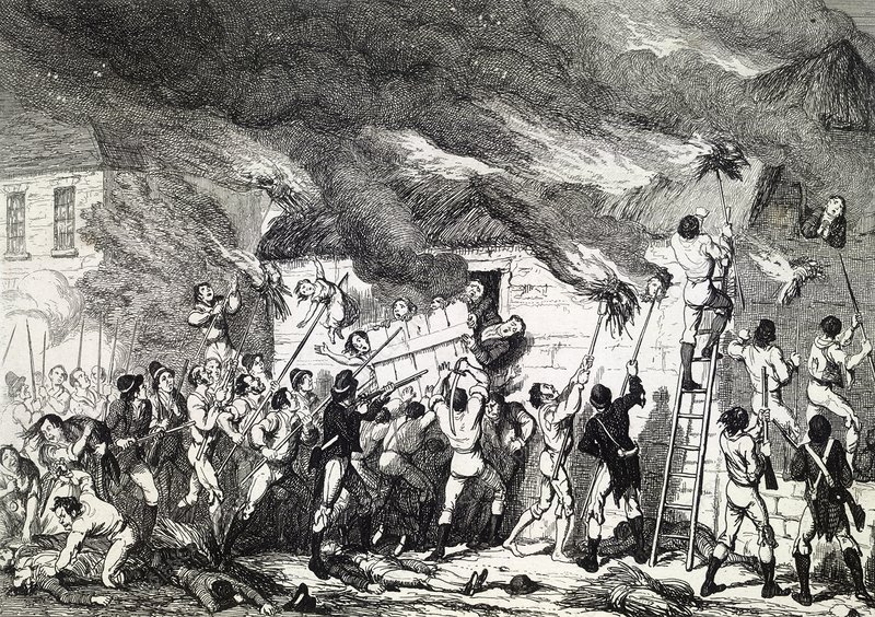 Scullabogue Barn massacre, artwork